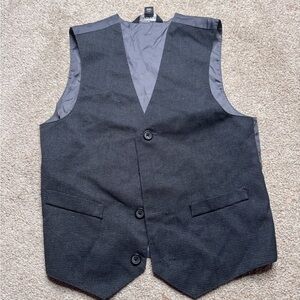 George Kids Gray Textured Dress Vest